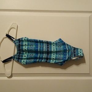 Kami Surf blue one piece swimsuit